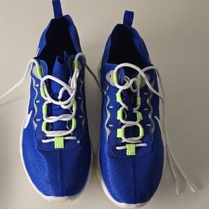 Kids NIKE 4Y Blue and Green Athletic Shoes